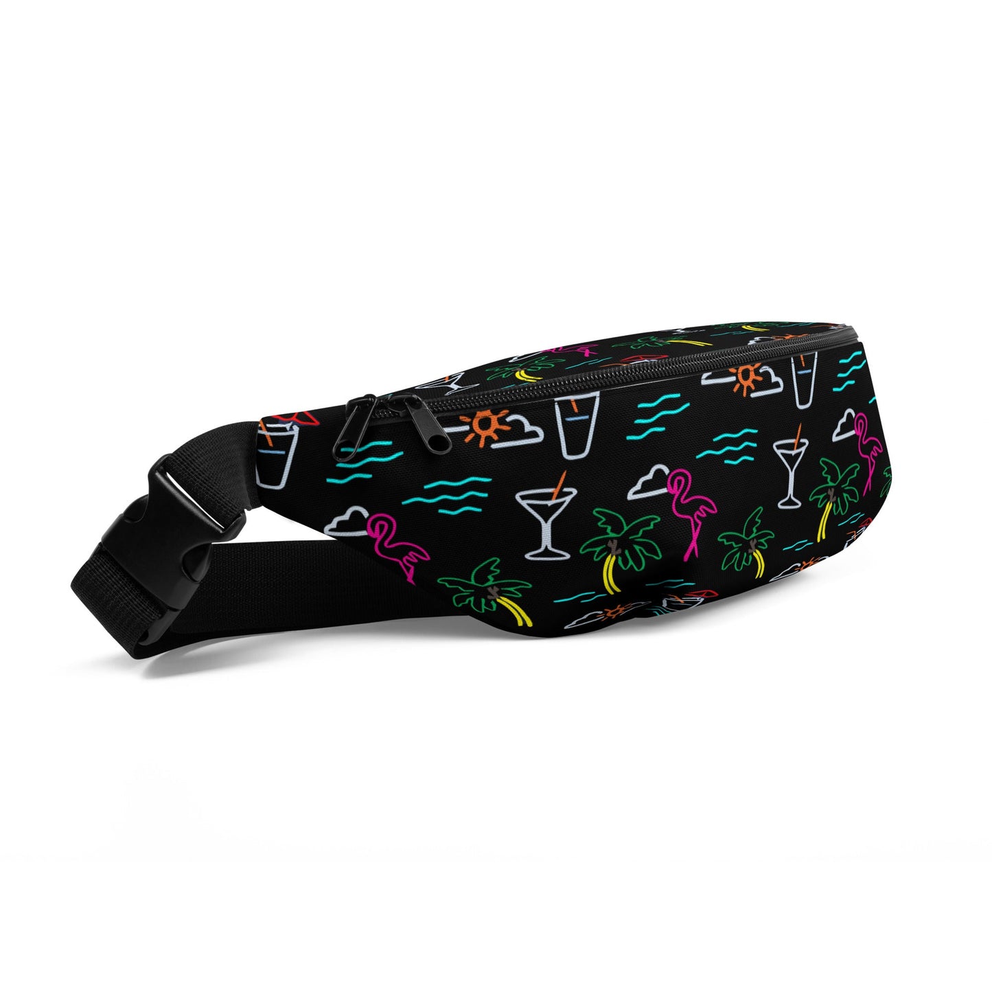 Five O'Clock Somewhere Black Fanny Pack