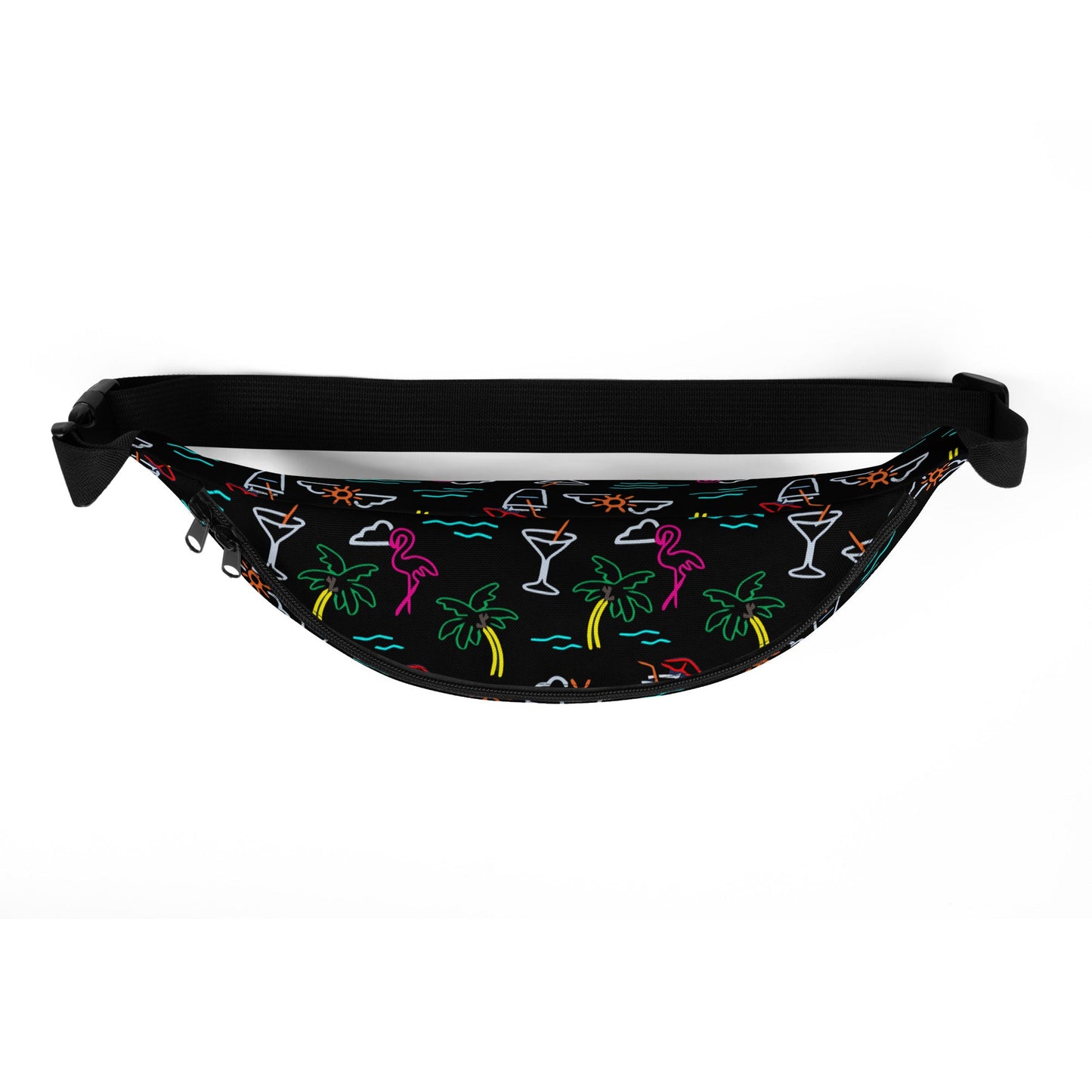 Five O'Clock Somewhere Black Fanny Pack