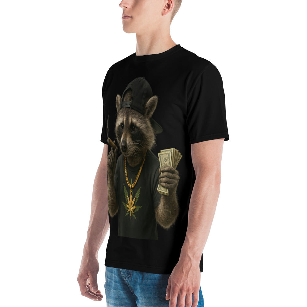 Gangster Raccoon 420 t-shirt