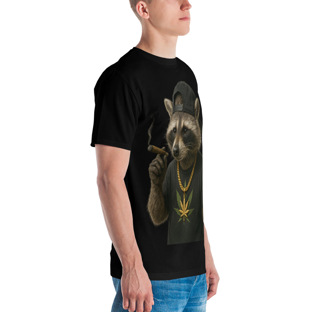 Gangster Raccoon 420 t-shirt