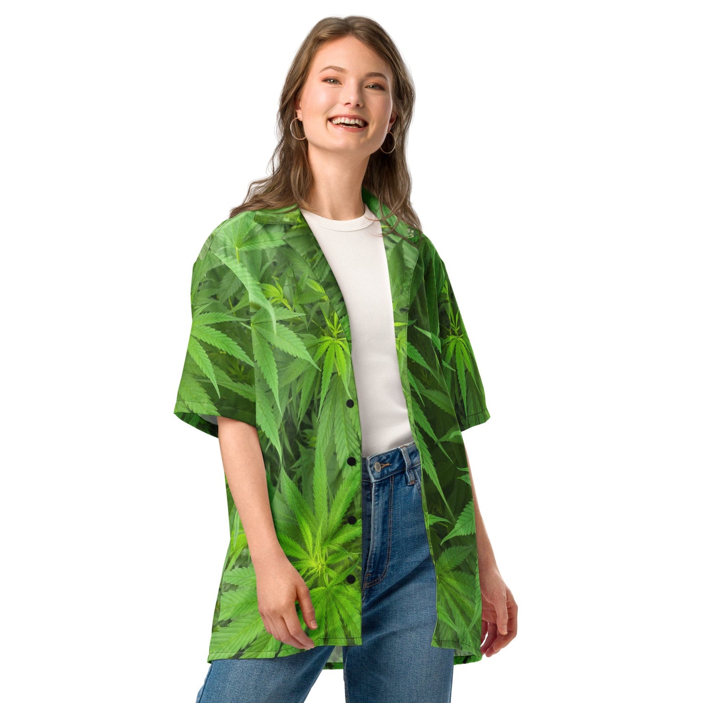 Cannabeazts 420 button shirt