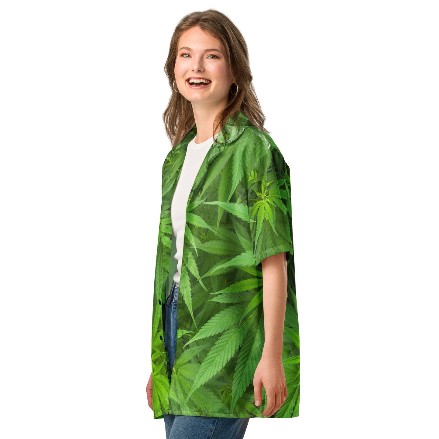 Cannabeazts 420 button shirt