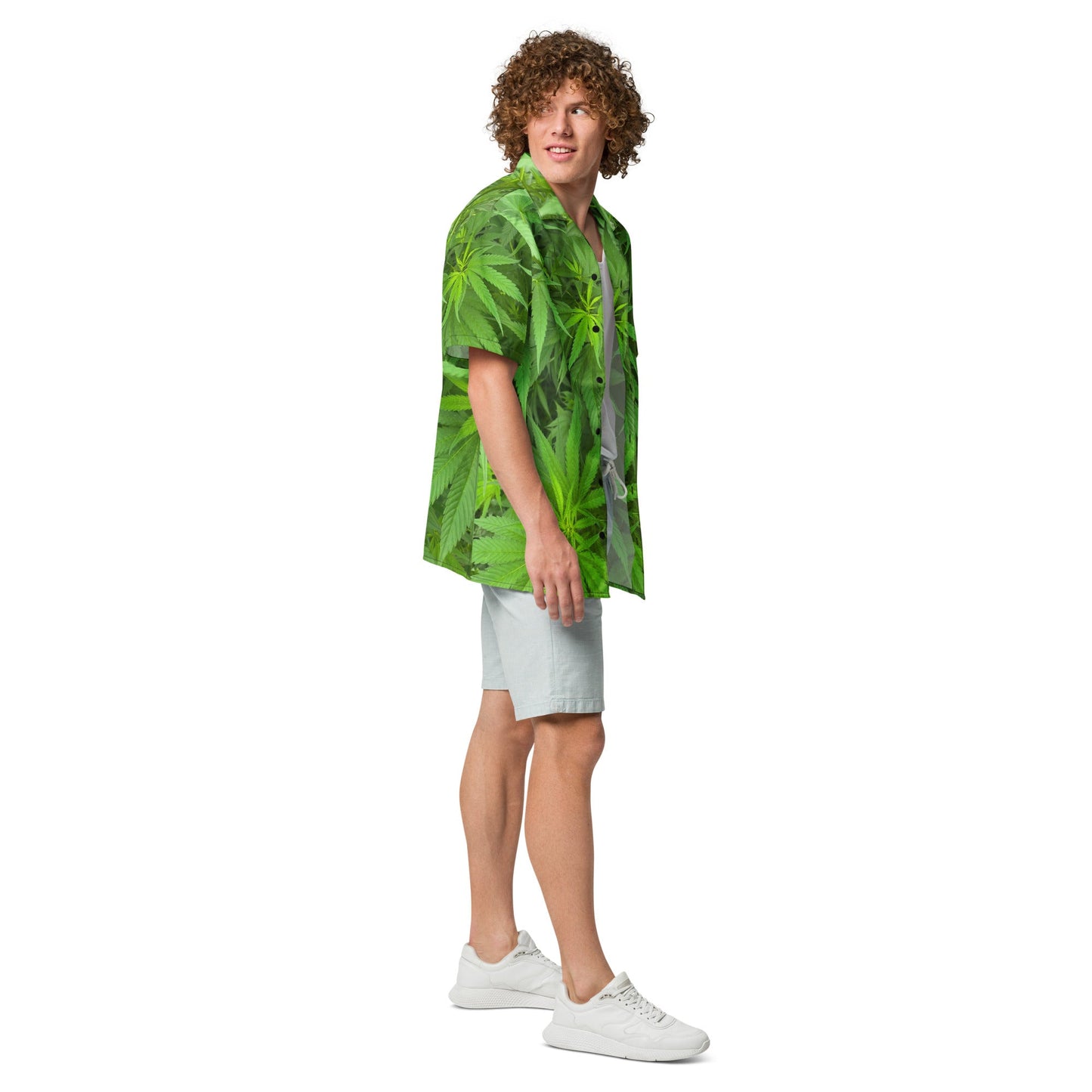 Cannabeazts 420 button shirt