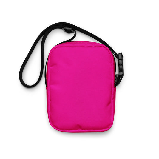 Hot Pink Utility Crossbody Bag
