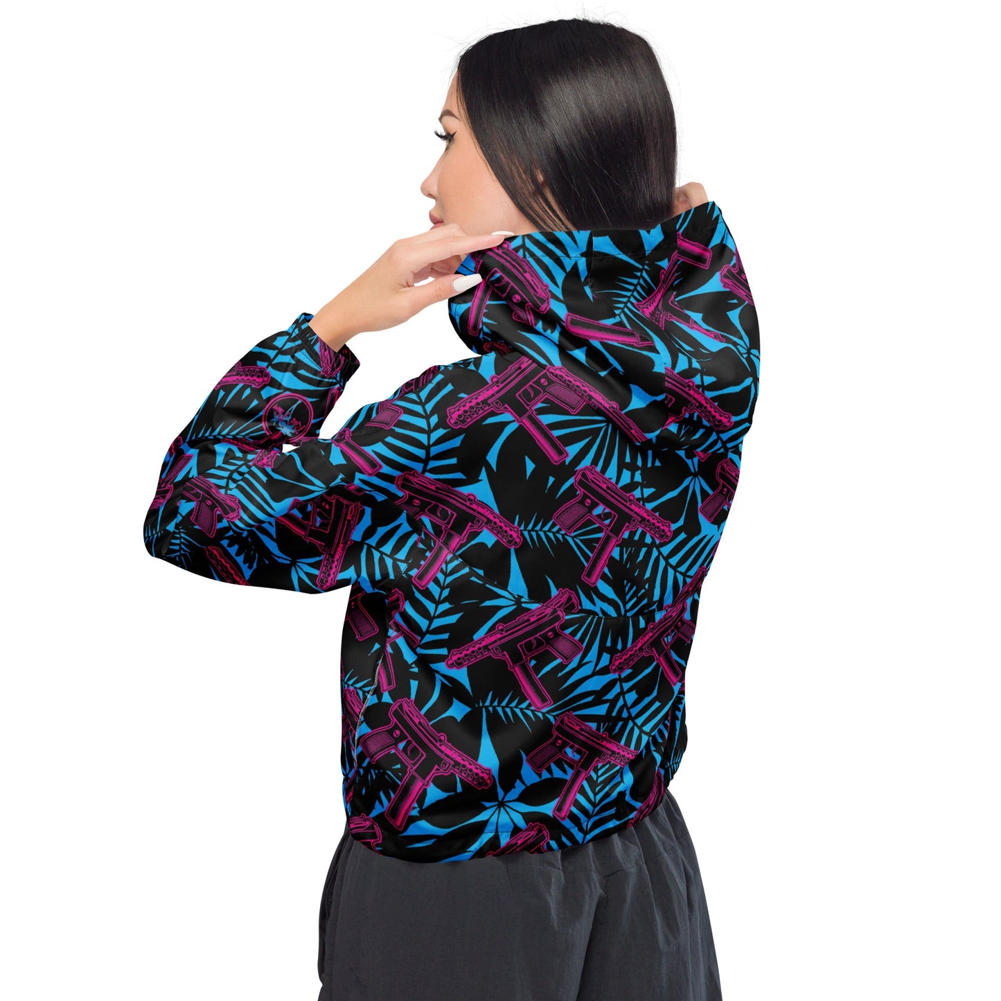9 Lives 2 Women’s Cropped Windbreaker