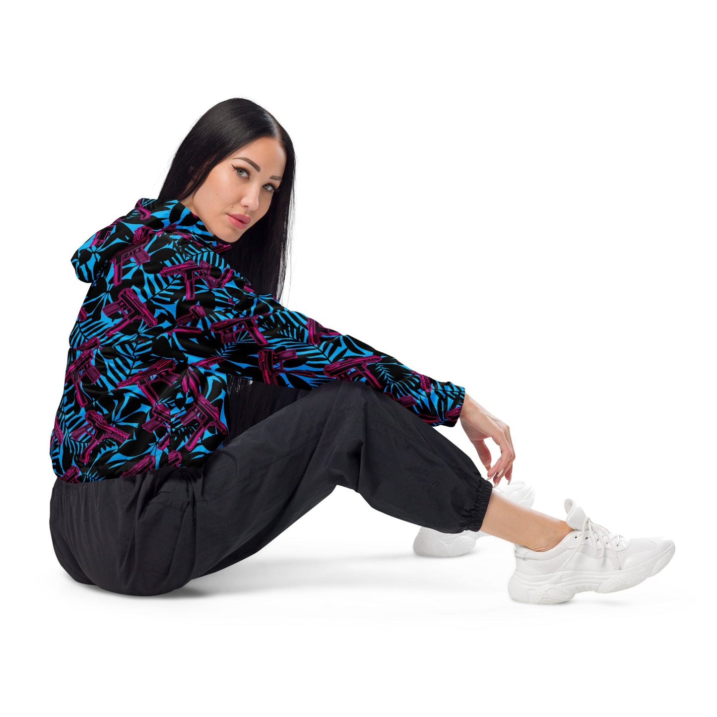 9 Lives 2 Women’s Cropped Windbreaker