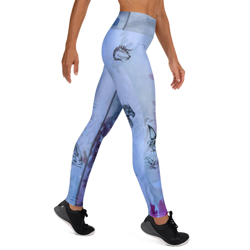 Heart Ablaze Love me Tender Yoga Leggings