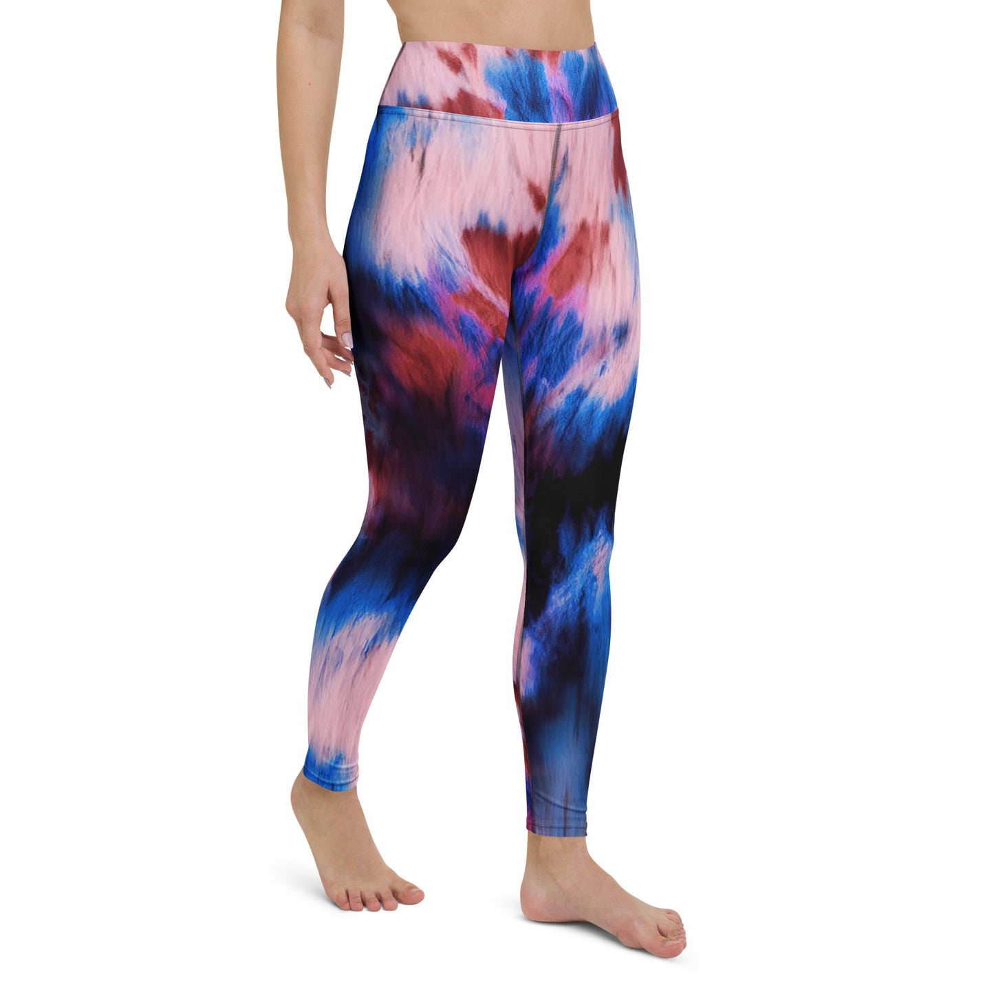 Shibori Rose High Waist Leggings