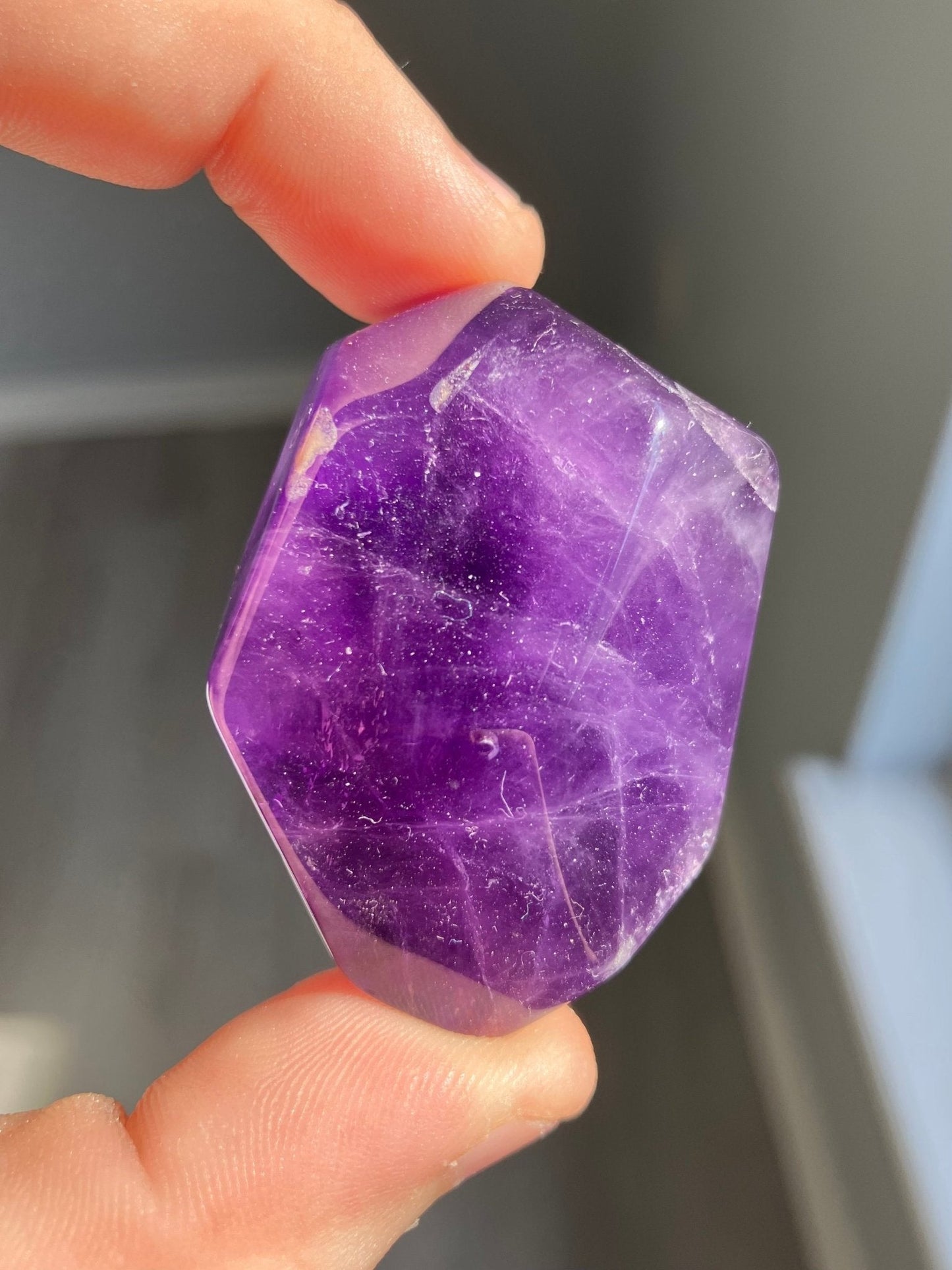 Amethyst Gemstones – Small Polished Crystals (2-3 oz)