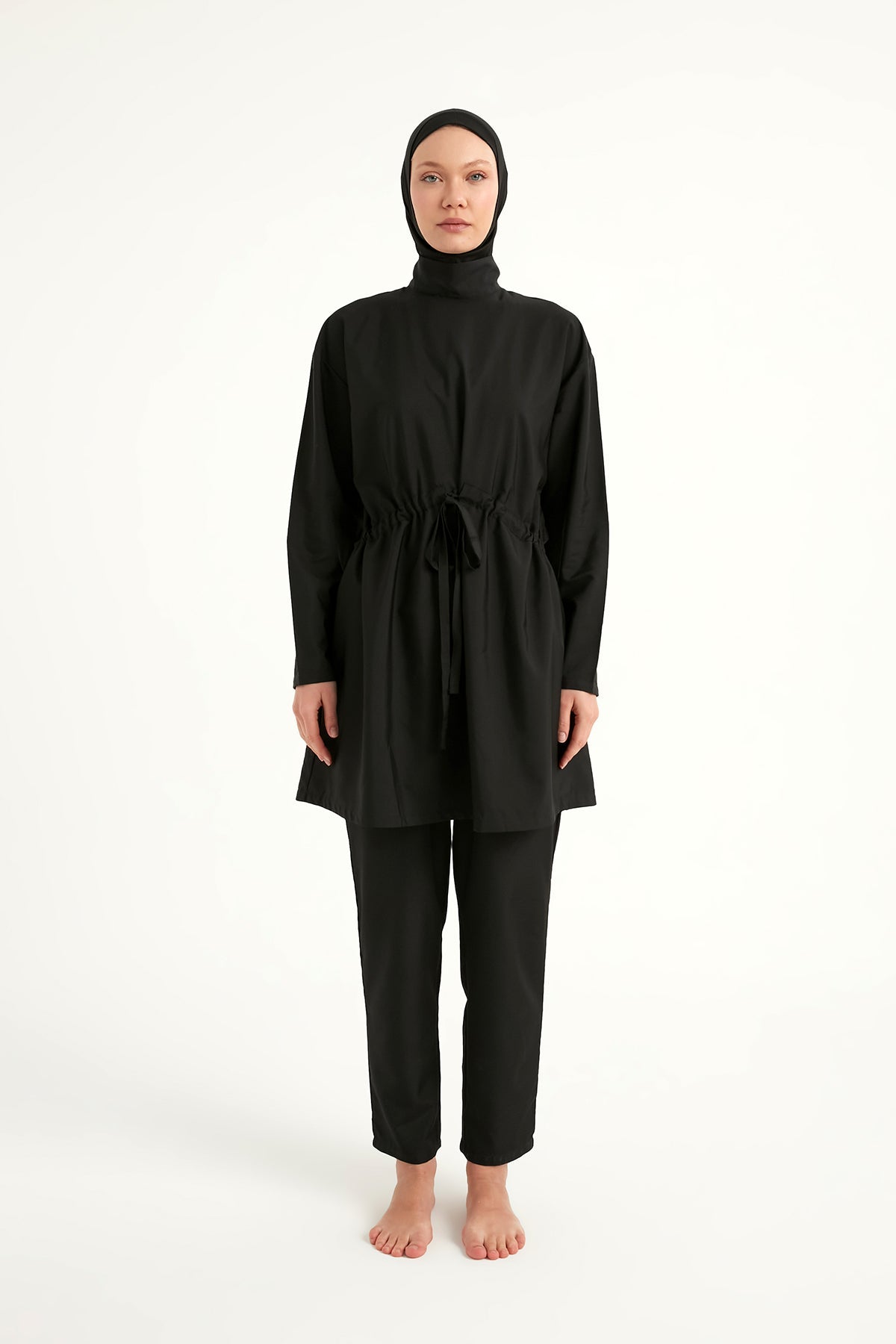Andalus Full Coverage Burkini Set with Front Ruching A2502-1