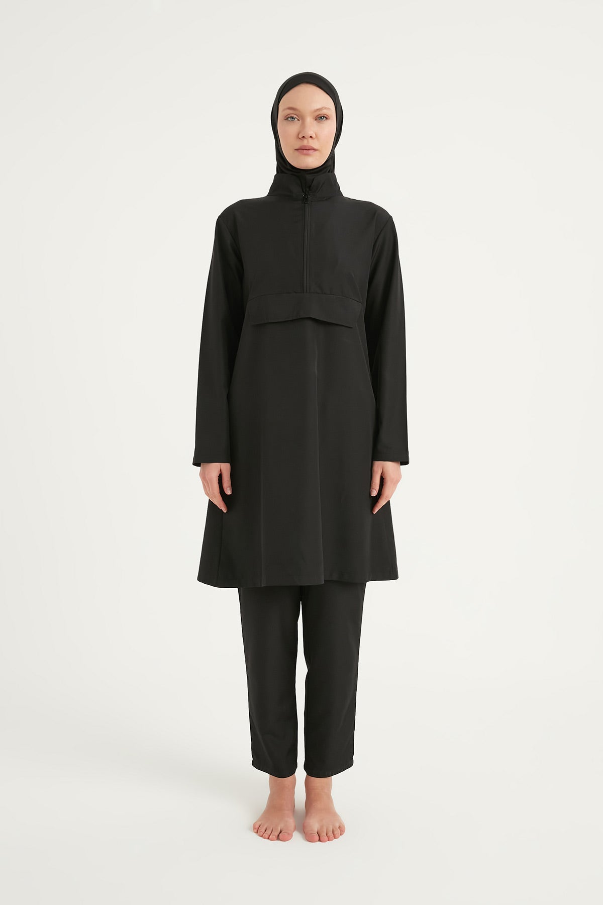 Andalus Black Full Coverage Burkini Set for A2503-1
