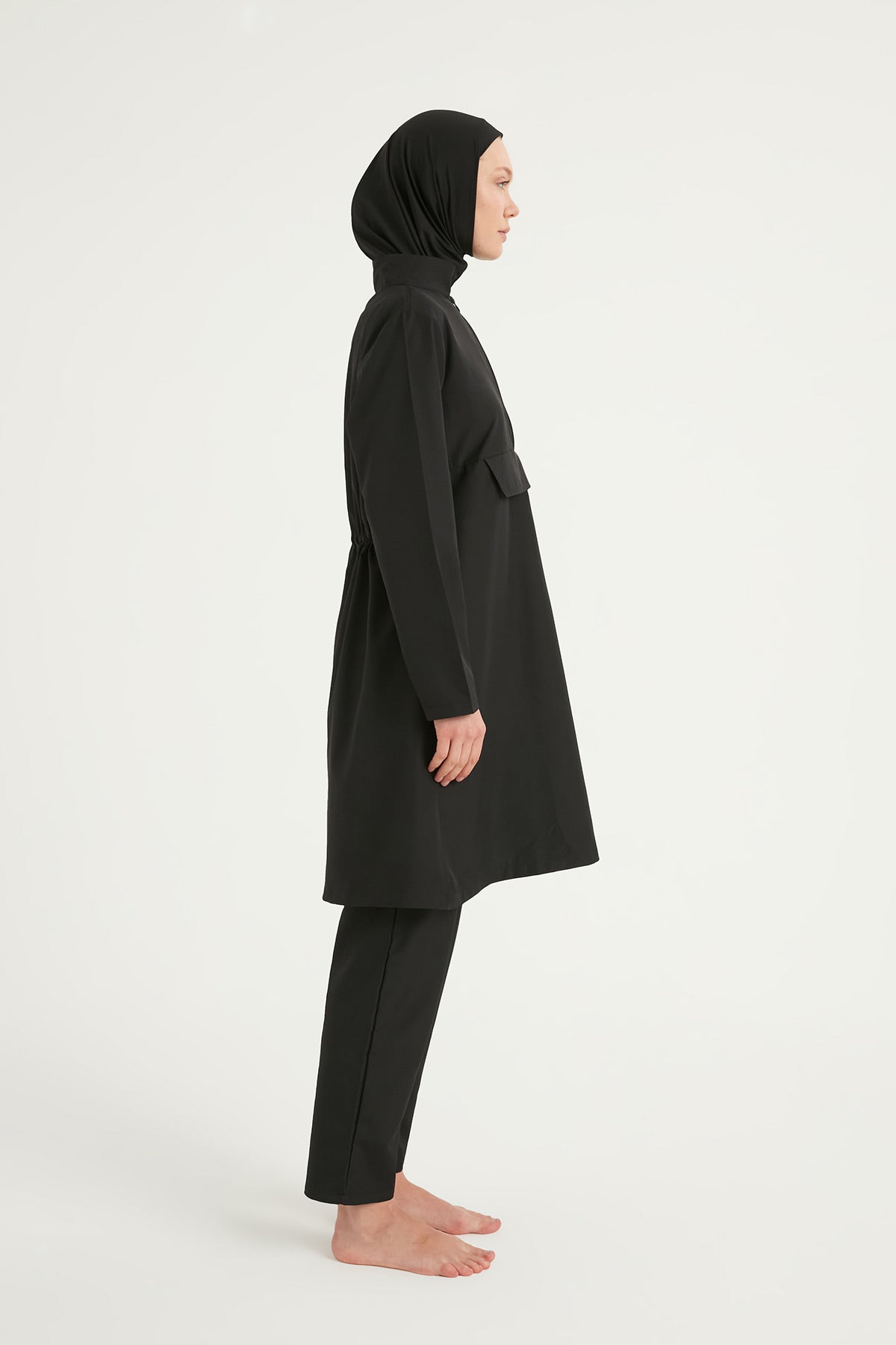 Andalus Black Full Coverage Burkini Set for A2503-1