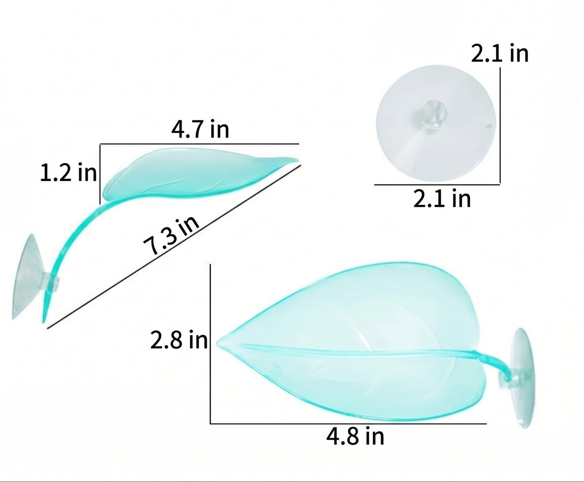 Suction-Cup Leaf Basking Platform & Elevated Perch