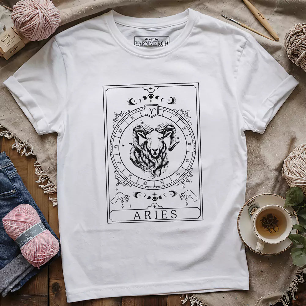 Aries Yarn Tarot T-shirt