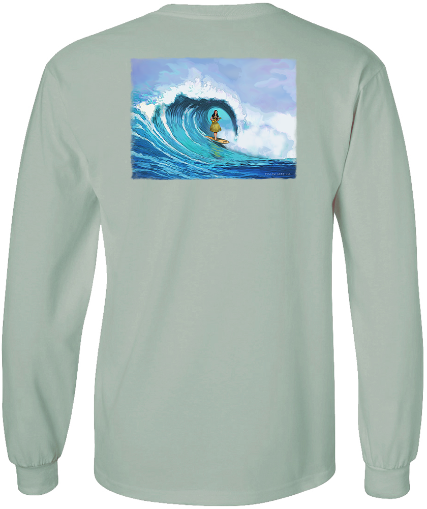 Koloa Hula Barrel Long Sleeve T-Shirt