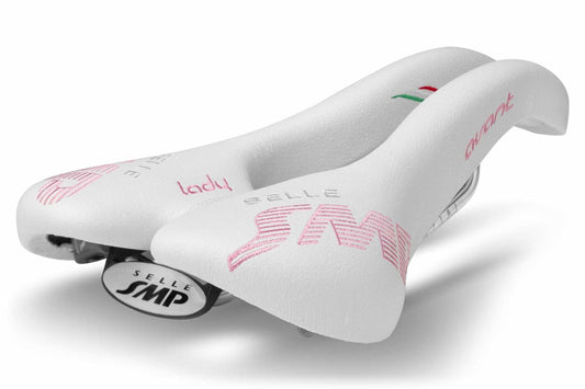 Selle SMP Avant Saddle with Stainless Steel Rails (Lady White)