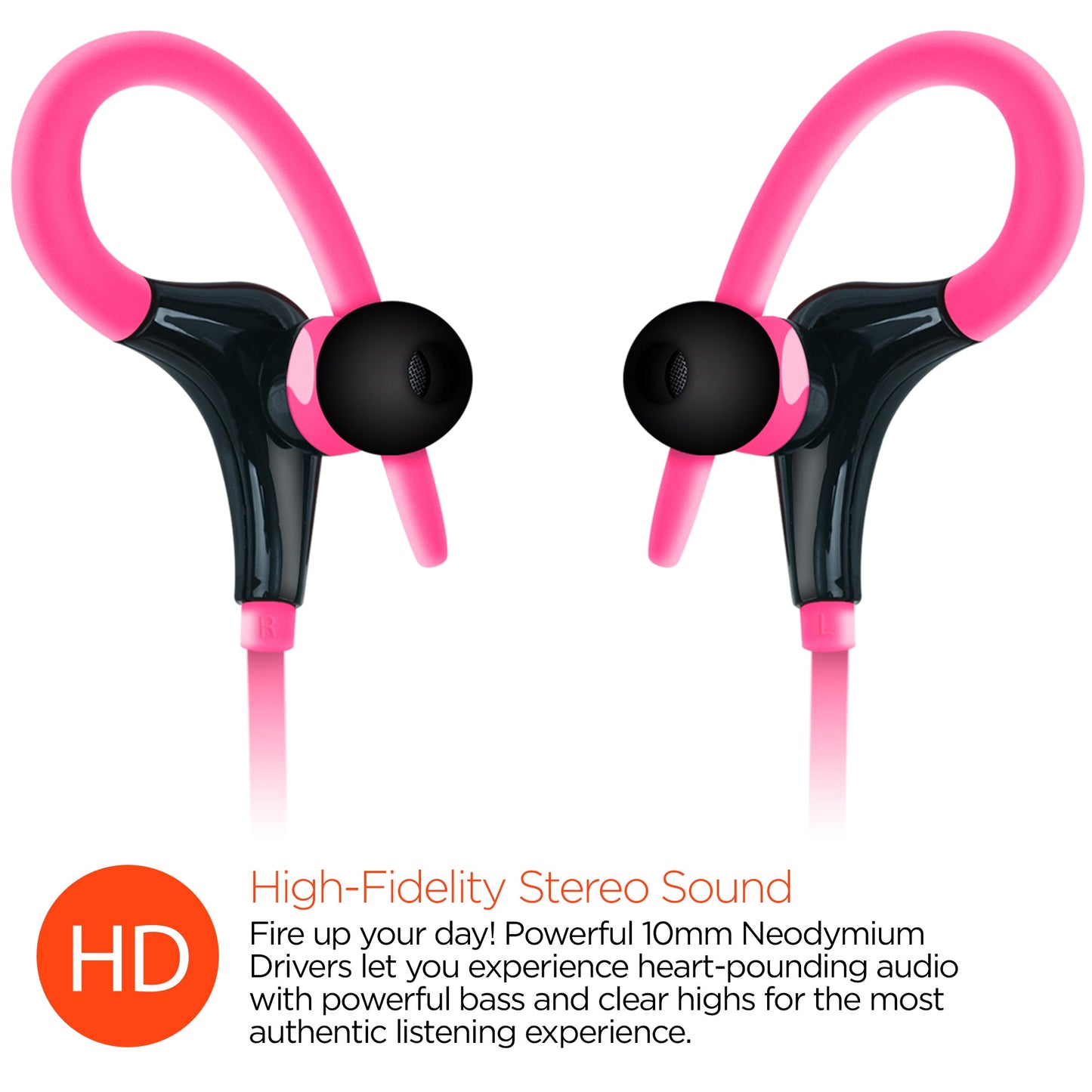 HyperGear Marathon Sport Wireless Bluetooth Earphones (MARPHONES-PRNT)