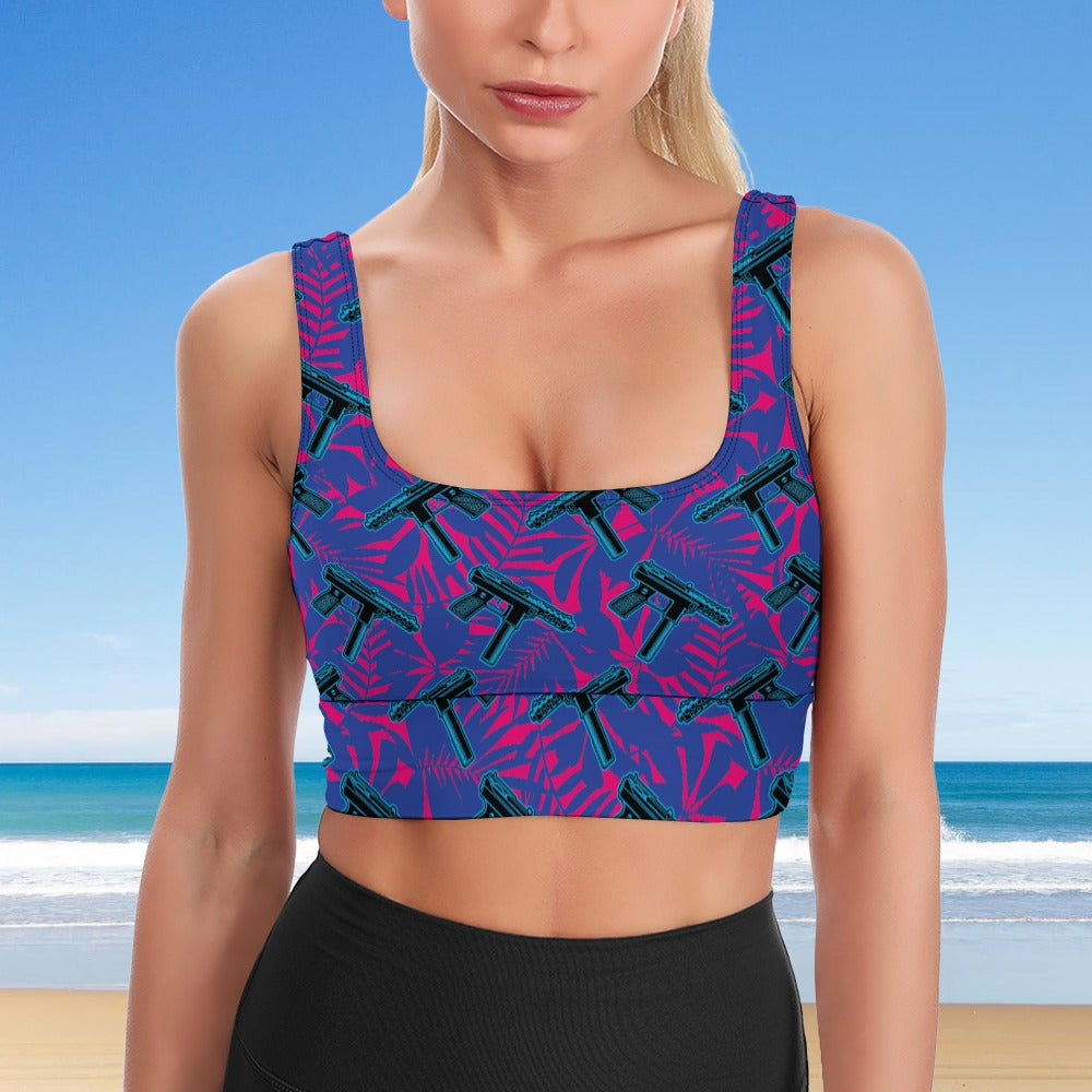 9 Lives Longline Bra Top