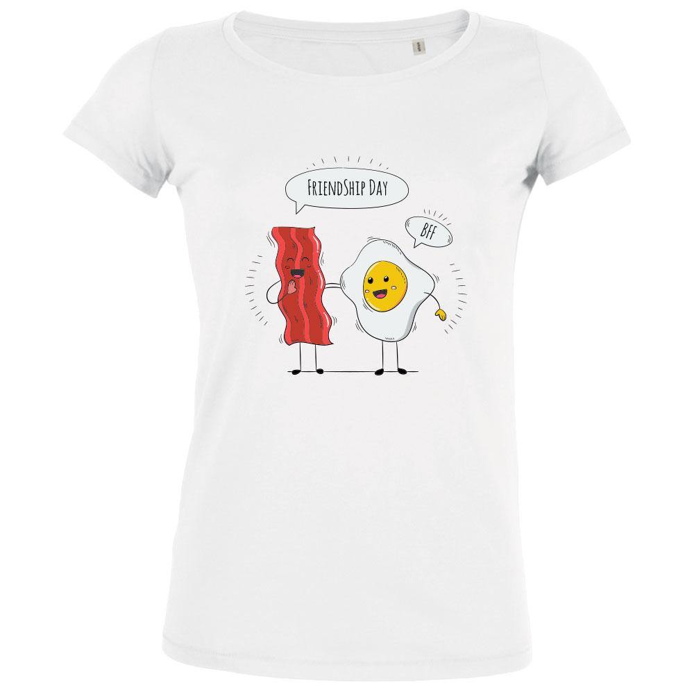 Bacon Egg Friendship Women's Organic Tee