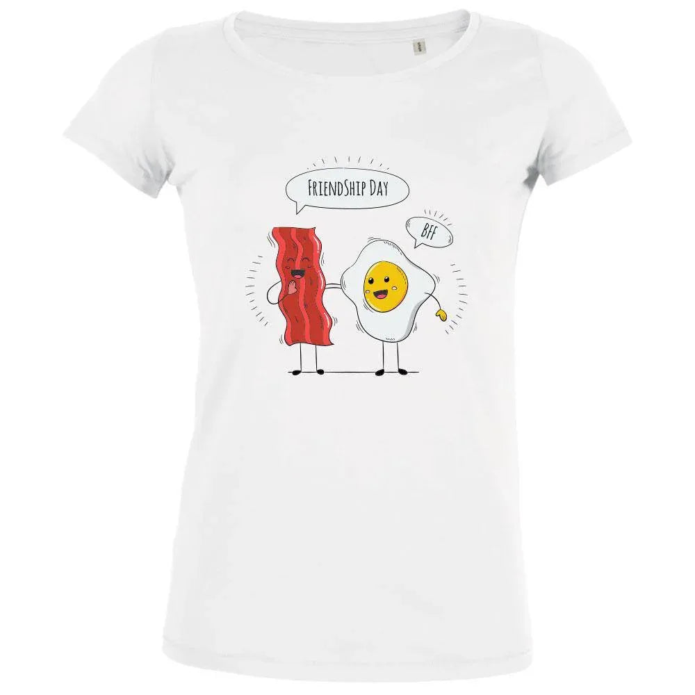 Bacon Egg Friendship Women's Organic Tee