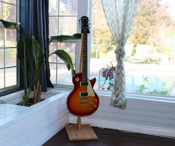 Bamboo Guitar Stand