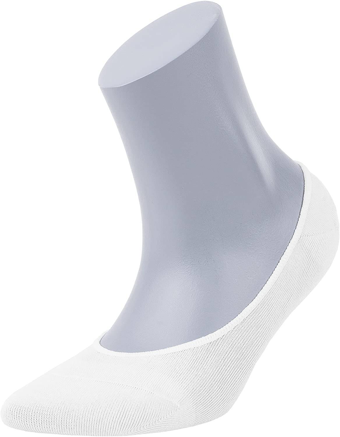 Women's Bamboo No Show Invisible Socks 6-Pack - 612