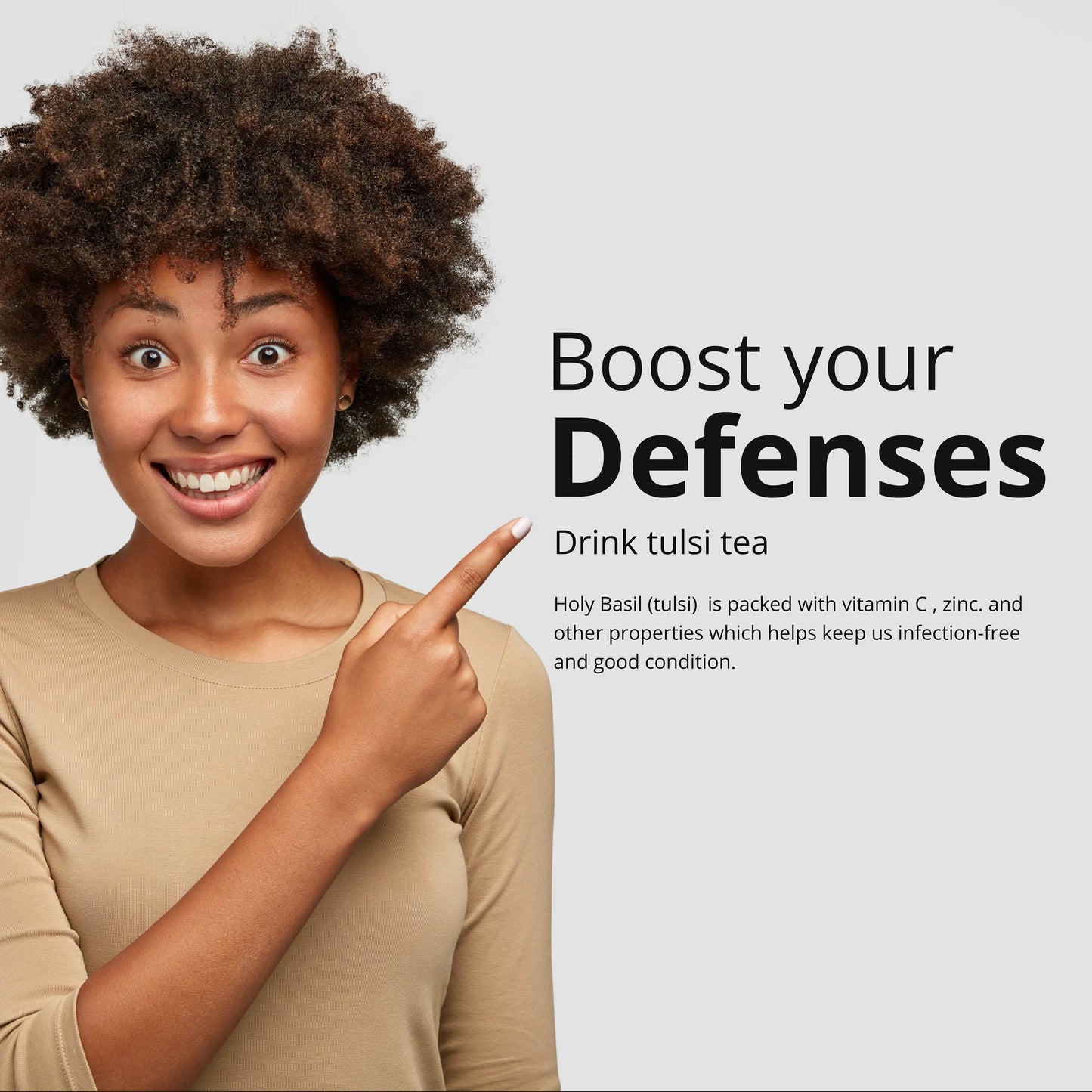 Akshit Dried Tulsi / Holy Basil Leaves | Tulsi Tea | Holy Basil Tea-2.6oz