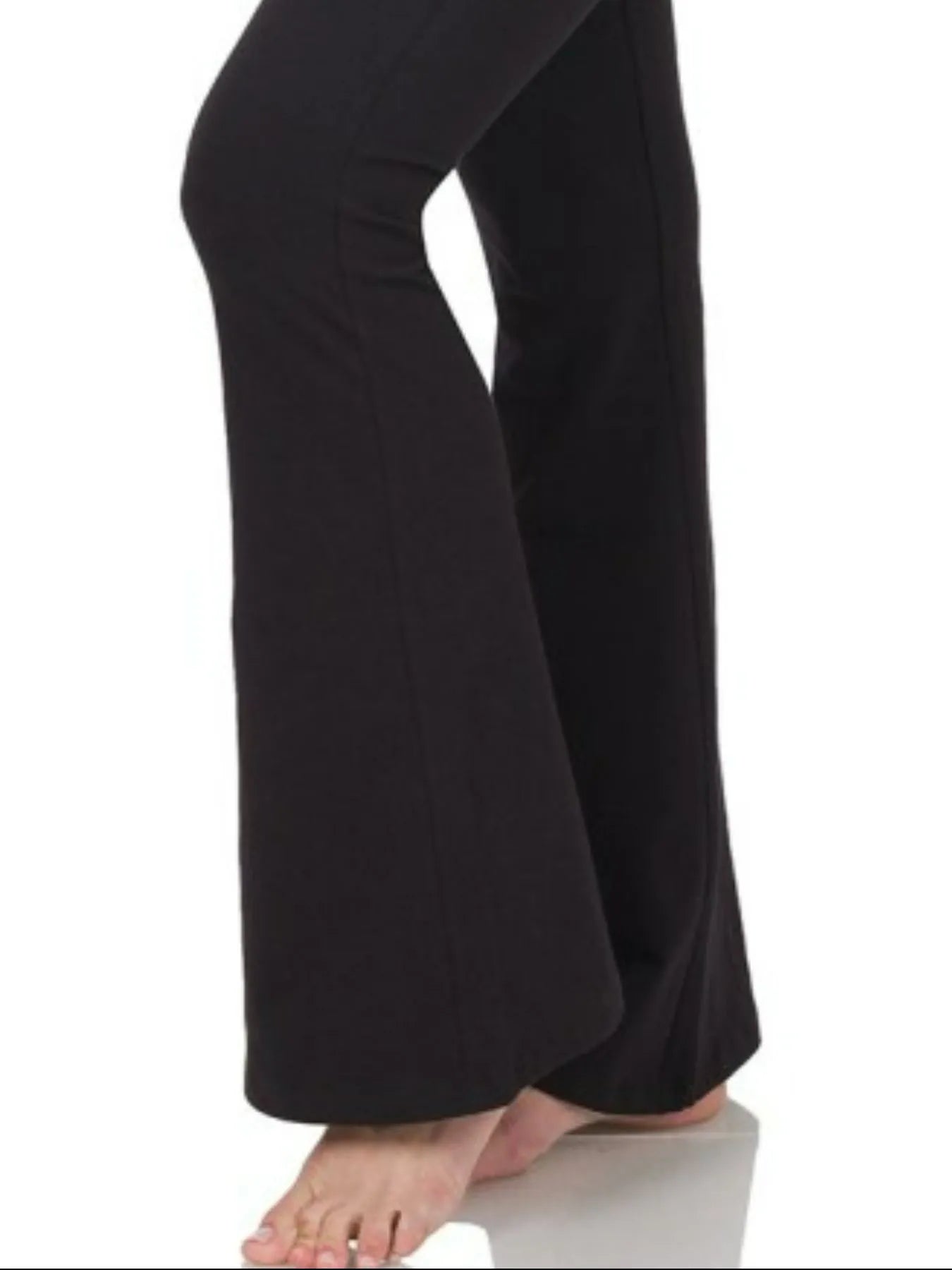 Garden Naked Wide Waistband Yoga Flare Pants