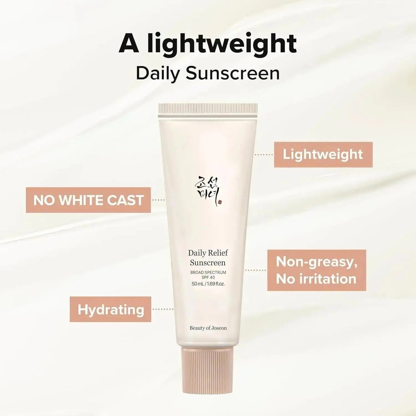 Beauty of Joseon Pack of 3 Rice Probiotics UV Sunscreen SPF50+ PA++++ 50 ml - Facial Sunscreen with Nourishing Rice Extracts, Lightweight for Sensitive Skin - Skincare, Gentle