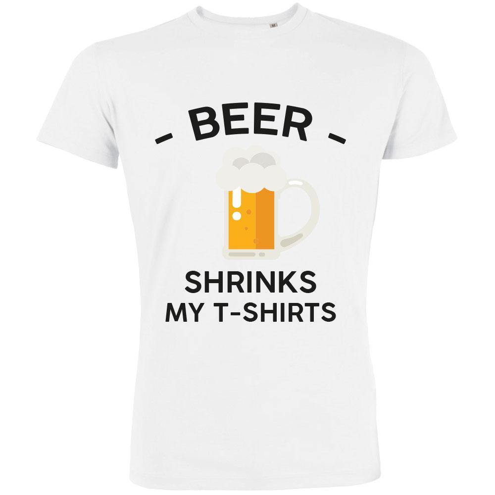 Beer Shrinks My T-Shirts Men's Organic Tee