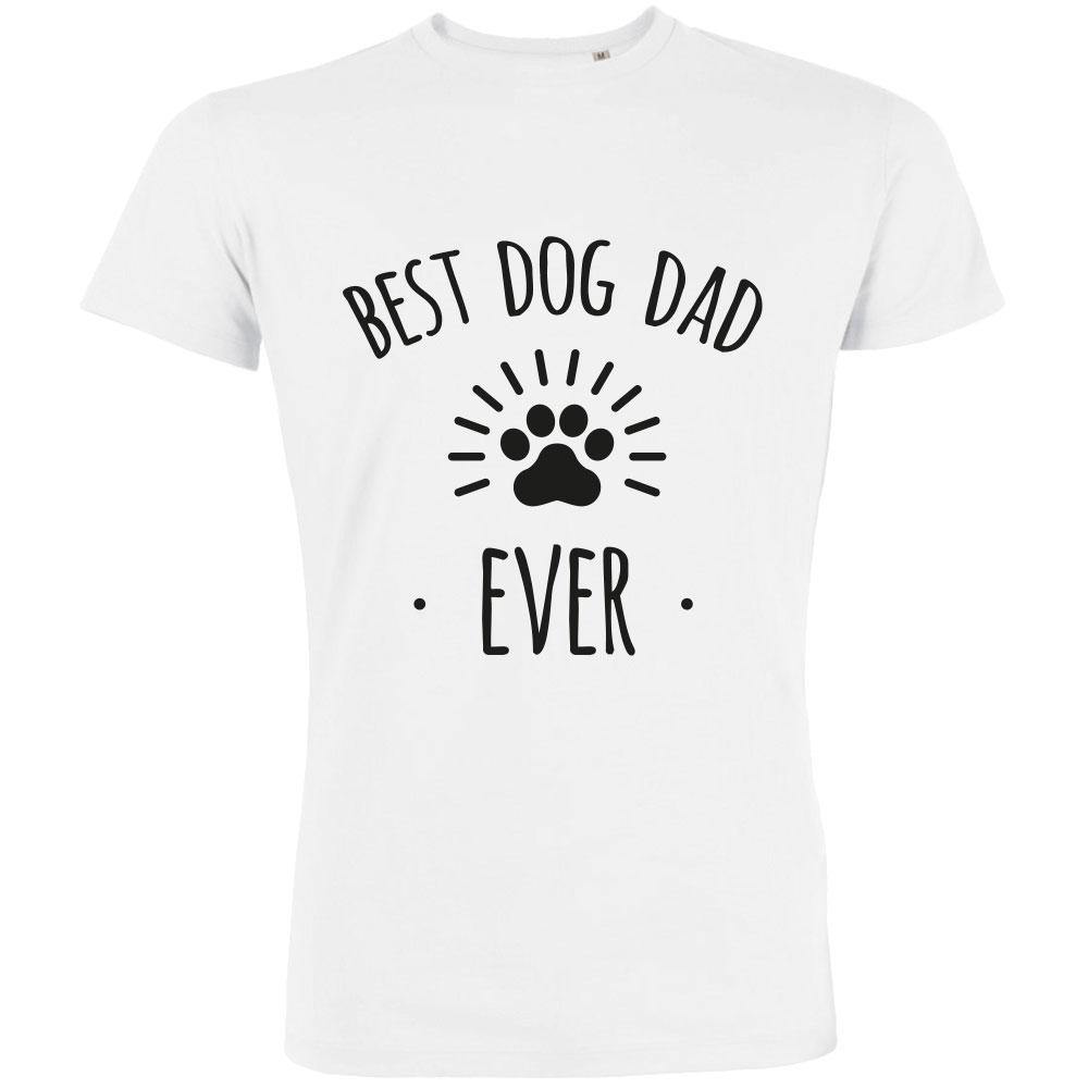 Best Dog Dad Ever Men's Organic Tee