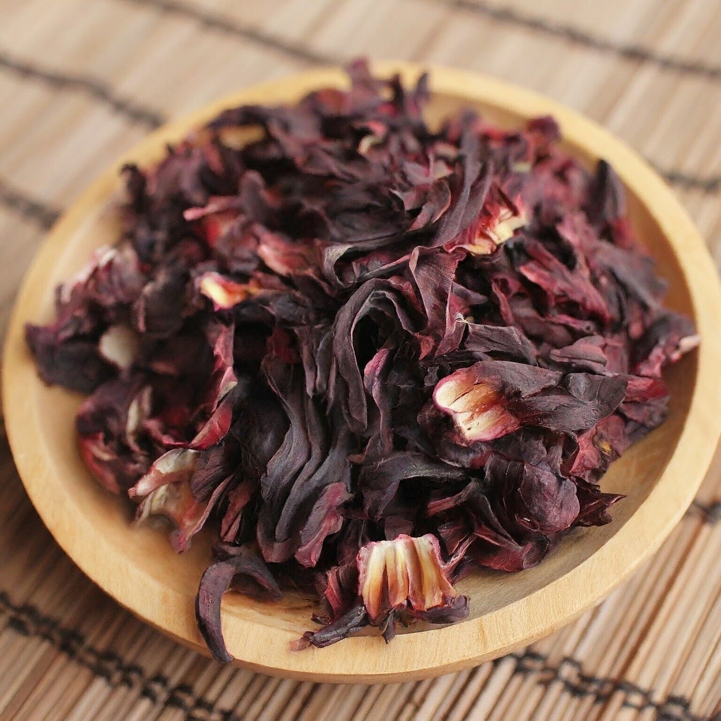 Akshit 2.6 oz. Dried Hibiscus Flowers (Flor de Jamaica) Tea | Loose Leaf Tea | Caffeine-Free | Vegan Friendly | Fleurs d'hibiscus – Antioxidant Herbal Tea