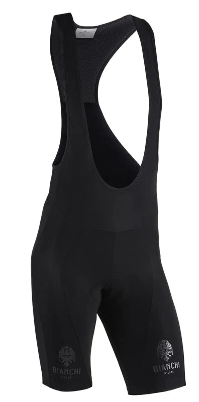 Bianchi-Milano Alserio Men's Thermal Bib Shorts (Black) S-4XL