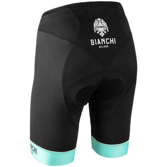 Bianchi Milano Avola Women's Cycling Shorts (Black / Celeste) XS-L