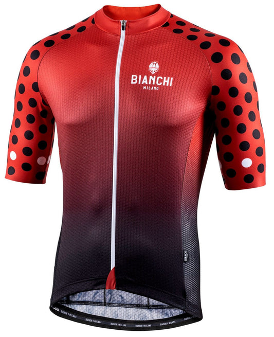 Bianchi Milano CEDRINO Men's Black/Red Jersey (S, M, XL)