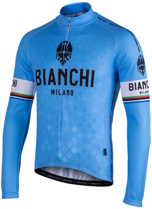 BIANCHI MILANO STORIA1 Blue Long Sleeve Jersey S, L, 3XL