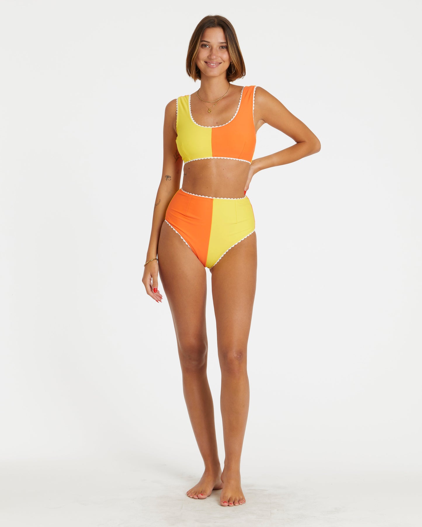 Two-Tone Bikini (Yellow/Orange)