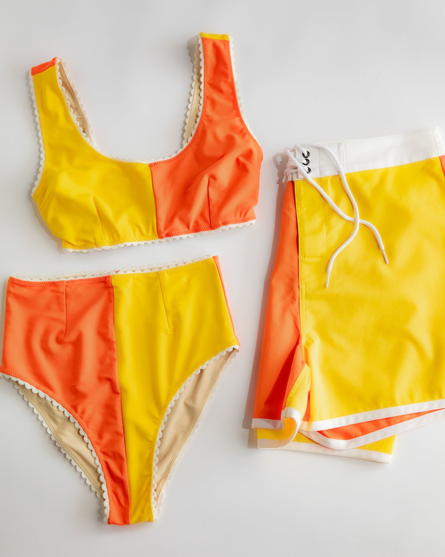 Two-Tone Bikini (Yellow/Orange)