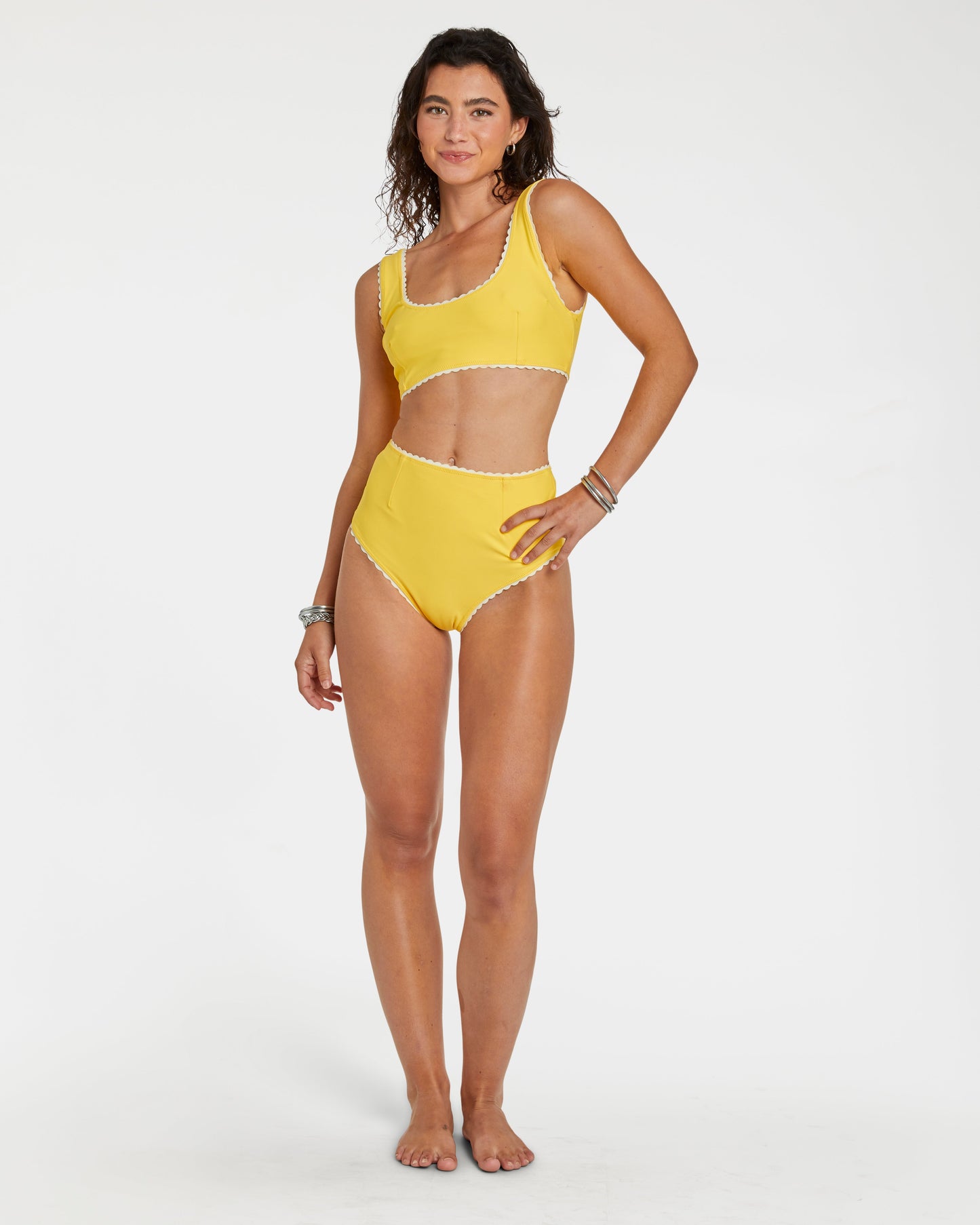 Cabana Stripe Bikini (Yellow)