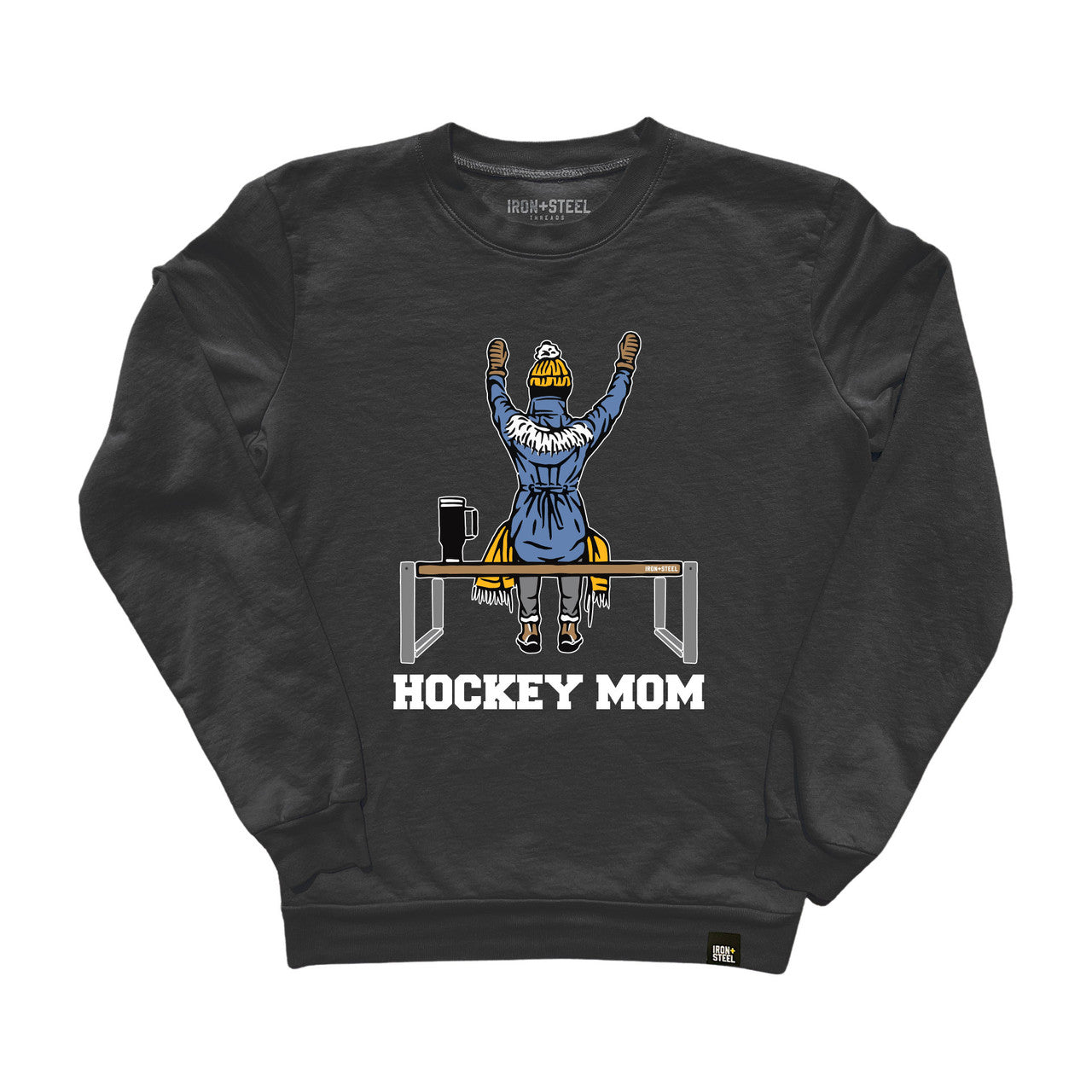 Cheering Hockey Mom Sweatshirt