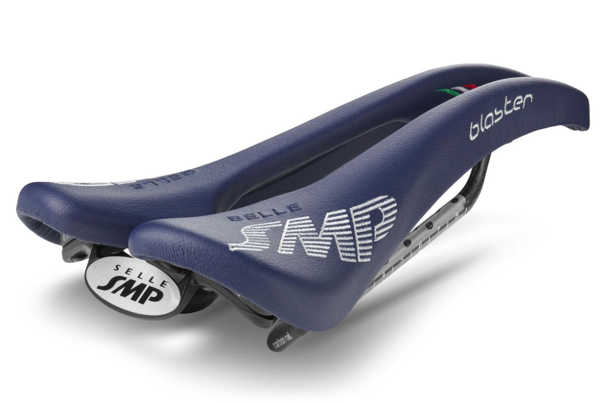 Selle SMP Blaster Saddle with Carbon Rails (Blue)