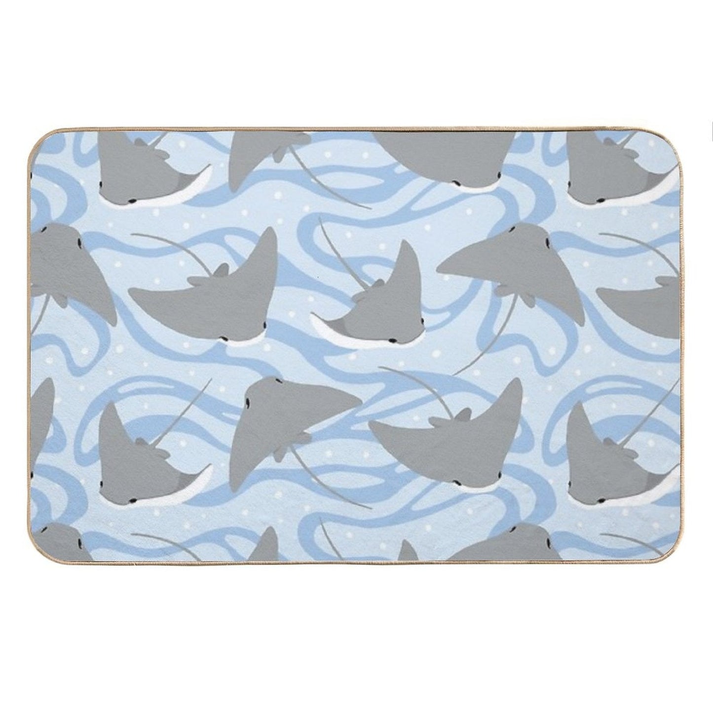 Stingrays - Cownose Ray - Sticker Pack Bath Mat