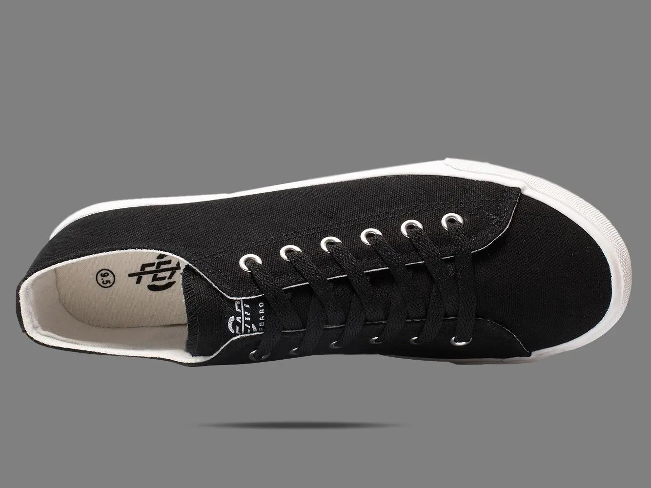 Fear0 NJ Retro Black/White Skateboard Men Canvas Shoes Sneakers Men