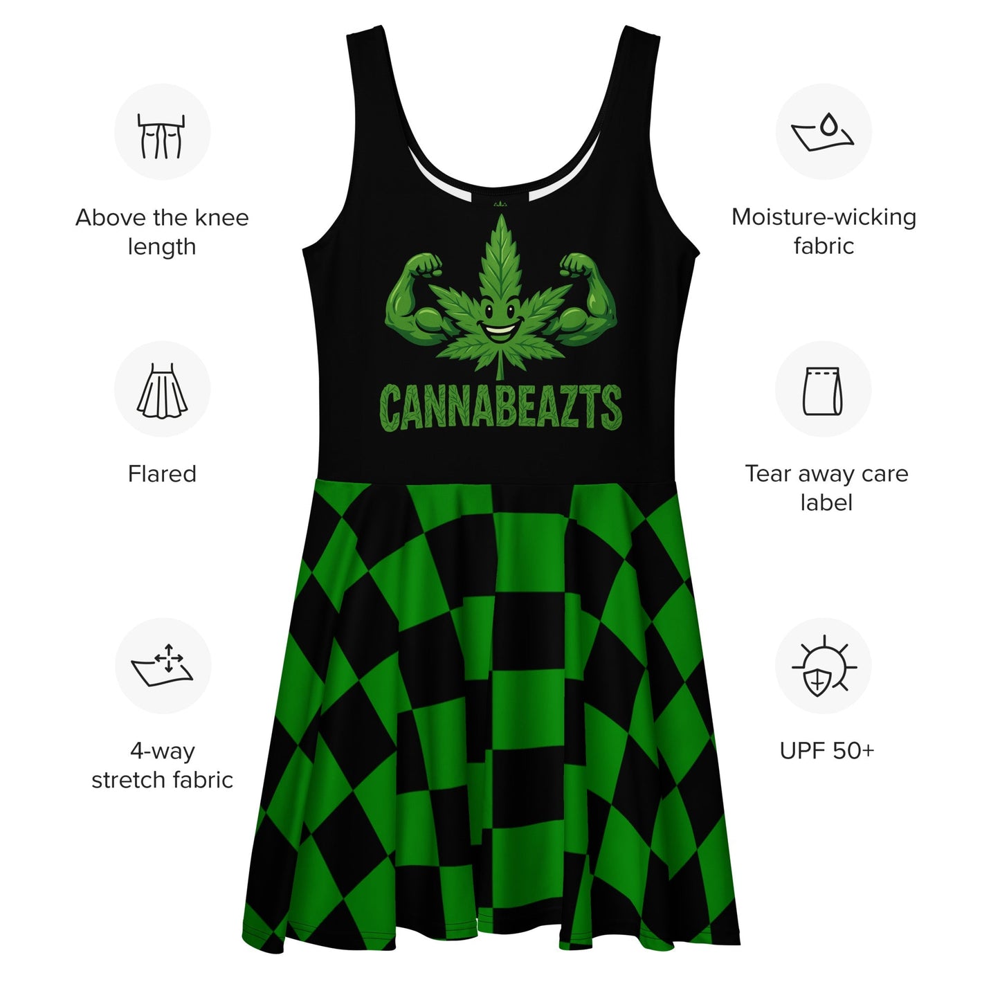 CannaBeazt Official Skater Dress