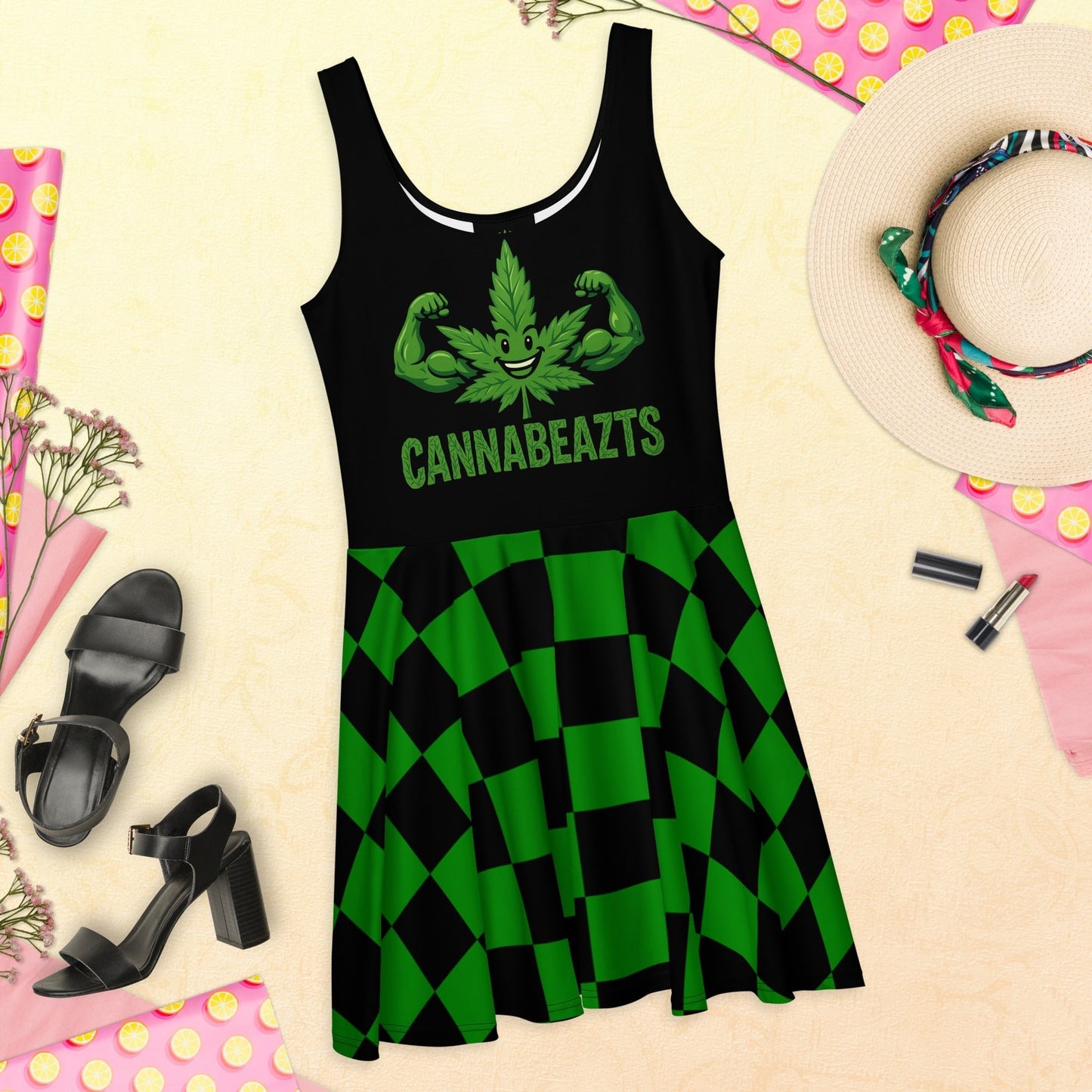 CannaBeazt Official Skater Dress