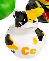 Cat duck keychain