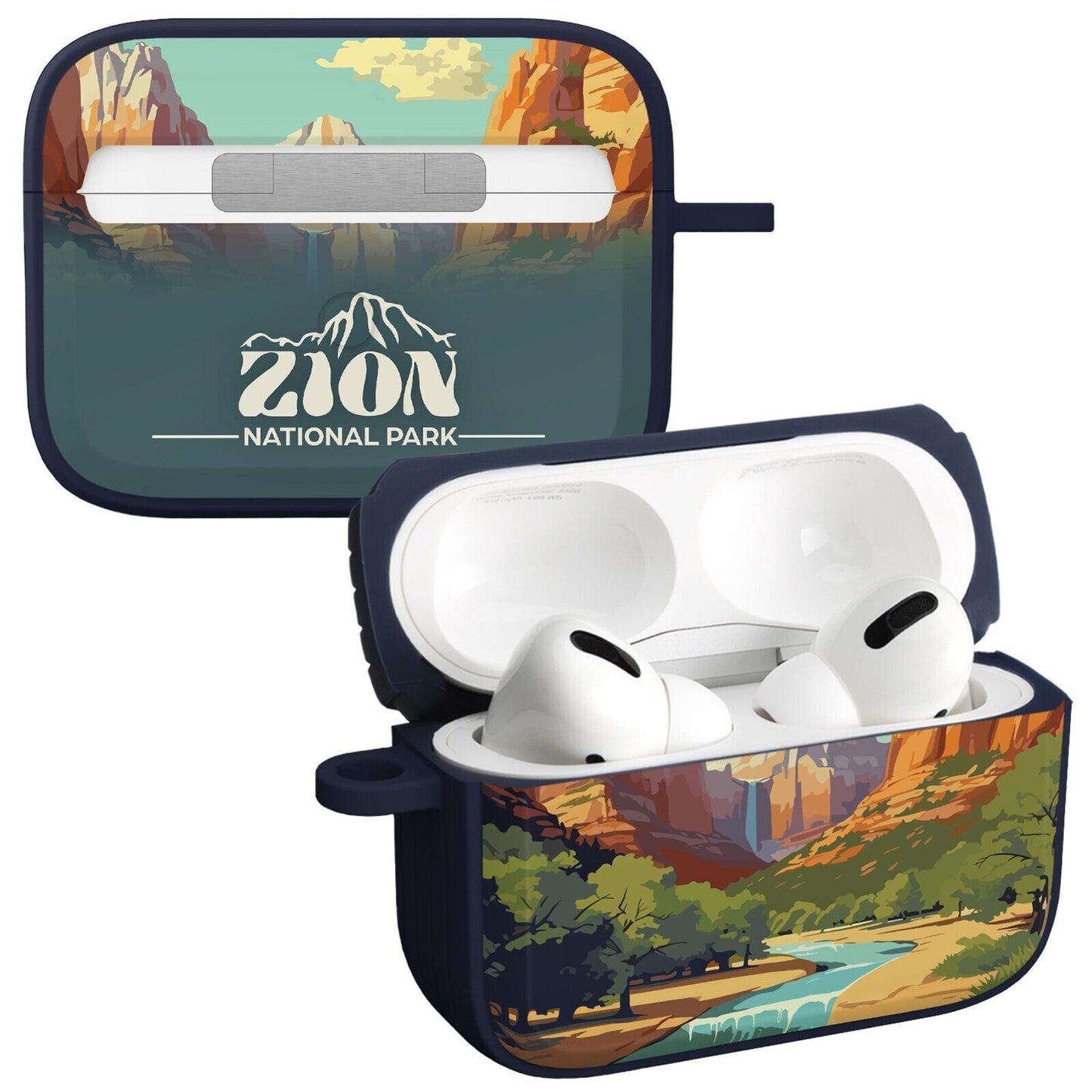 National Parks Zion HDX Apple Airpods Pro 1 & 2 Case Cover