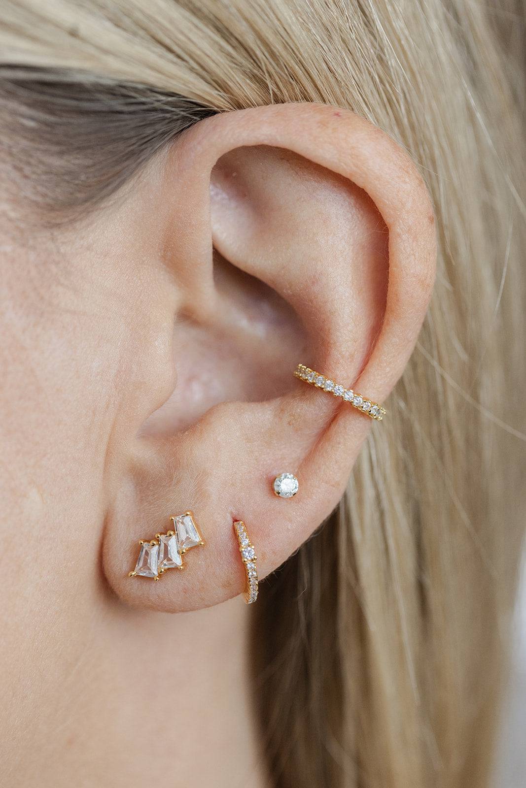 Baguette Studs