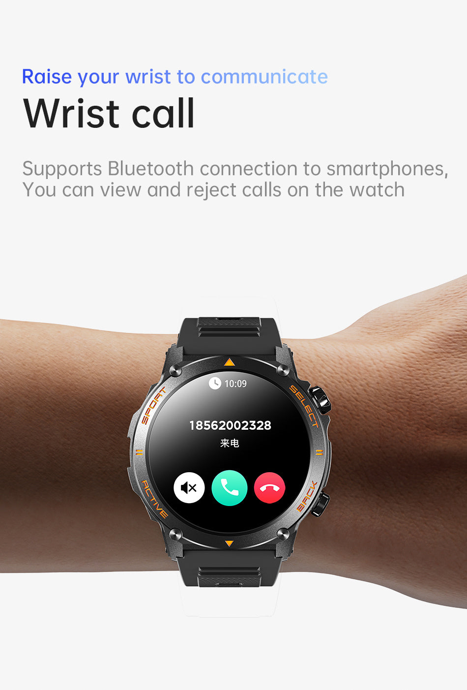 AWEI AMOLED Smartwatch H52 Multiple Colors