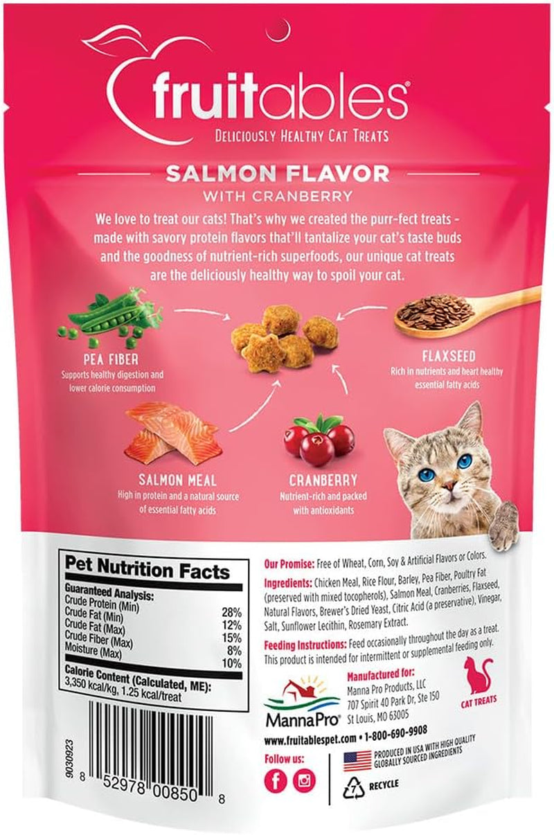 Cat Crunchy Treats made with salmon